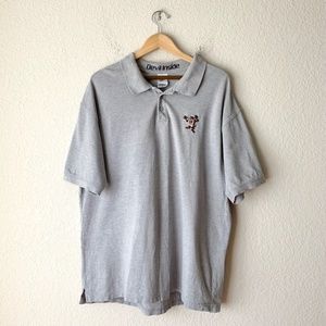 VINTAGE WARNER BROS Studio Tazmanian Devil Inside Polo